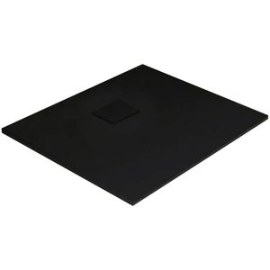 Douchebak bws naxos smc 90x90 cm stone-look mat zwart