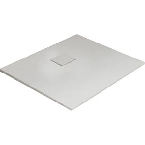 Douchebak AquaSplash Naxos SMC 90x90 cm Stone-look Mat Wit