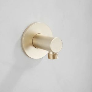Boss & Wessing - Doucheaansluiting Wand - Mat Goud - Messing