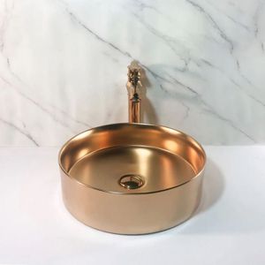 Waskom BWS Ruby 40x12 cm Mat Rose Goud
