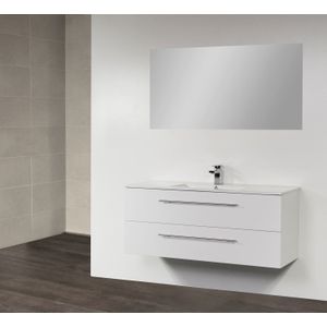 Badkamermeubel Exclusive Empoli 120 cm (2 lades, 1 uitsparing) Wit