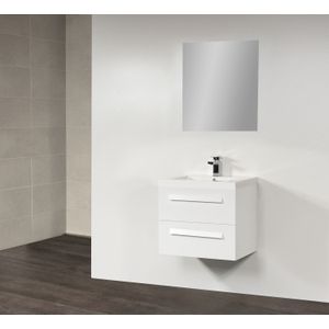 Badkamermeubel exclusive foggia 60 cm wit