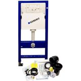 Geberit - UP100 - Toiletset - Wit - Inbouwreservoir - Inclusief Drukplaat