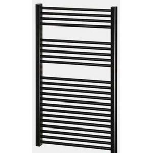 Designradiator Nile Gobi 110x60cm Zwart (Midden/zij-aansluiting)