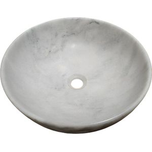 Waskom Sanilux Wander Marmer Rond Imperial White