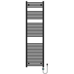 Elektrische radiator sanilux barren 180x50 cm 800 watt mat zwart