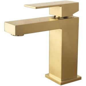 Boss & Wessing - Colorato - Wastafelmengkraan - Geborsteld Goud - Messing