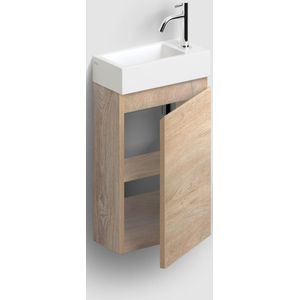 Clou - Flush 3 - Fonteinkast - Grieks Eikenhoutlook - 36 cm