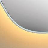 INK - SP23 - Spiegel - Geborsteld Koper - 100x60 cm - Met Verlichting en Spiegelverwarming