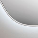 INK - SP23 - Spiegel - Geborsteld Koper - 100x60 cm - Met Verlichting en Spiegelverwarming