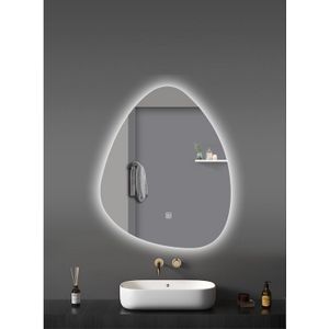 Ovale led spiegel bws colorato 80x60 cm