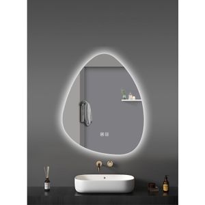 Ovale led spiegel bws colorato 80x60 cm met anticondens