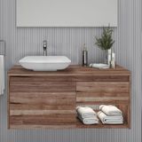 Waskom BWS Wanda Solid Surface Opbouw 60x36 cm Wit