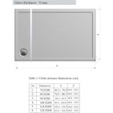 Inloopdouche | BWS | Oganto 2 | 80x200 cm | 8 mm | Zwart