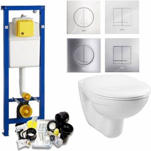 Xs Toiletset 03 Megasplash Basic Smart Met Bril En Drukplaat Wisa