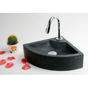 FonteinPack Natural hardsteen 30x30x10cm (Keuze uit 18 kranen)