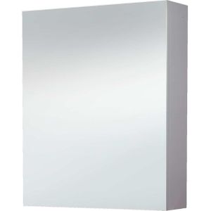 Spiegelkast sanilux white zonder verlichting hoogglans wit 58x70x16 cm links