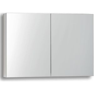 Spiegelkast sanilux white zonder verlichting hoogglans wit 80x70x16 cm