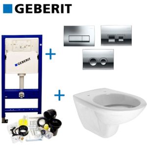 Geberit up100 set 09 brussel met delta drukplaten