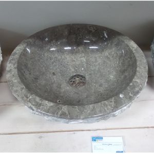 Waskom Natuursteen W01 Marmo Grijs 40x40x15 cm - Spoelbak