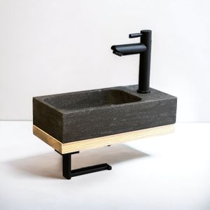 Fonteinbak casajoy bold 37x18x11 cm natuursteen