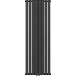 Boss & Wessing - Busso - Radiator - Mat Zwart - Dubbelzijdig - Verticaal - 180x60,8 cm