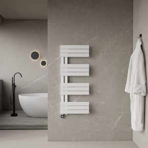 Boss & Wessing - Russ - Elektrische Handdoekradiator - Wit - 593W