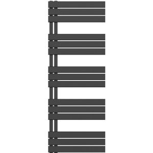 Handdoekradiator BWS Boss Links aansluiting 864W 160x60 cm Mat Zwart