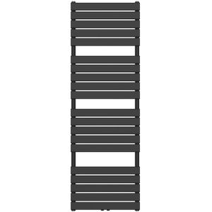 Handdoekradiator BWS Ress Middenaansluiting 180x60 cm Zwart
