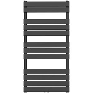Boss & Wessing - Ress - Handdoekradiator - Zwart - Middenaansluiting - 681W