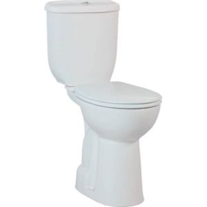 Toiletpot Staand Verhoogd +8 Cm Wit Compleet (Pk) Creavit