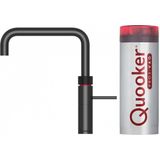 Quooker Fusion Square Kokendwaterkraan - Zwart - 3in1 Kranen Combinatie