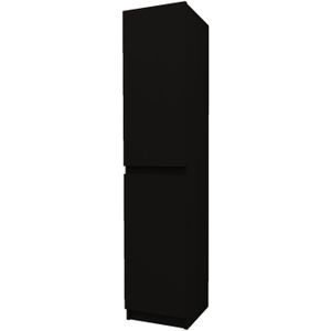 Kolomkast BWS Jupiter 160cm 2 Deuren Zwart