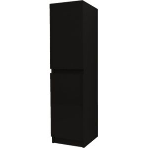 Kolomkast BWS Jupiter 135 cm 2 Deuren Zwart
