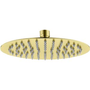 Hoofddouche bws colorato rond 30 cm geborsteld goud