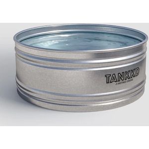 Tankkd ijsbad | black label round | 152 cm | aluminium