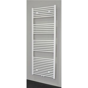 Radiator sanicare middenaansluiting recht 797 watt inclusief ophanging 160x60 cm chroom