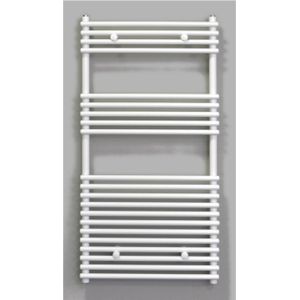 Radiator Sanicare Tube-On-Tube 880 Watt Inclusief Ophanging 60x120 cm Wit