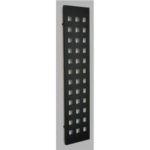 Radiator sanicare specials 'square' 948 watt inclusief ophanging 40x180 cm mat zwart