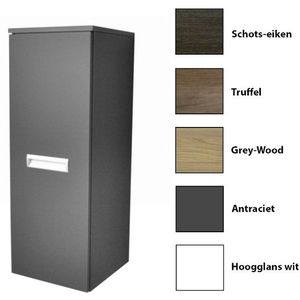 Kolomkast sanicare q2/q3/q8 soft-close deur 90x33,5x32 cm hoogglans wit