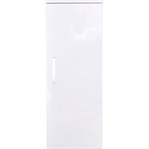 Kolomkast sanicare q1/q12/17 soft-close deur chromen greep 90x33,5x32 cm hoogglans wit