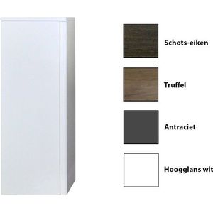 Kolomkast sanicare q7 soft-close deur greeploos 90x33,5x32 cm hoogglans wit