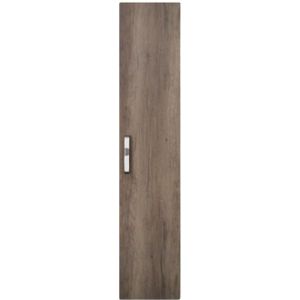 Kolomkast sanicare q9/q10/q11 1 soft-closing deur chromen greep 160x33,5x32 cm truffel