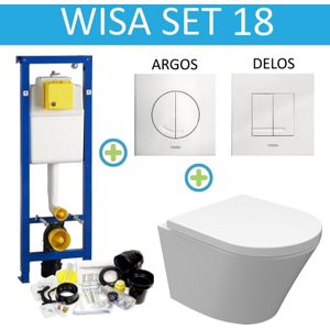 Wisa xs toiletset set 18 wiesbaden vesta junior rimless 47 cm met argos of delos drukplaat