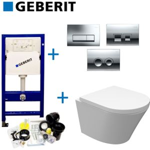 Geberit up100 set 18 wiesbaden vesta junior rimless 47 cm met delta drukplaat