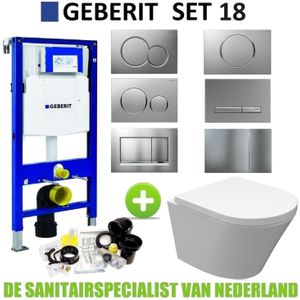 Geberit up320 toiletset set 18 wiesbaden vesta junior rimless 47 cm met sigma drukplaat