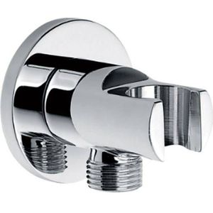 Doucheaansluiting Messing Voor Muur Met Opsteek 1/2'' Chroom