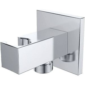 Doucheaansluiting Met Opsteek Vierkant 1/2" Chroom