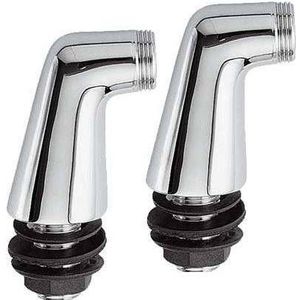Grohe staande koppeling hoogte 85mm per stuk 1/2x3/4 chroom 12030000