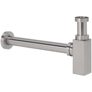 Star Luxe - Bekersifon - RVS Look - Vierkant 11/4"